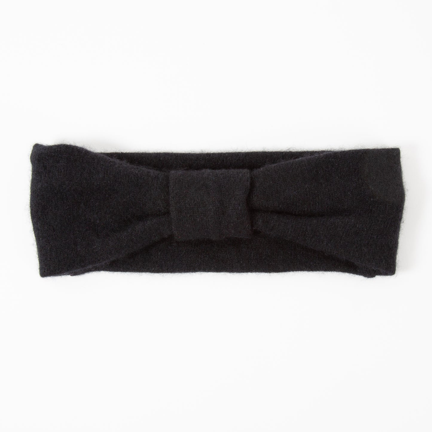 black cashmere headband