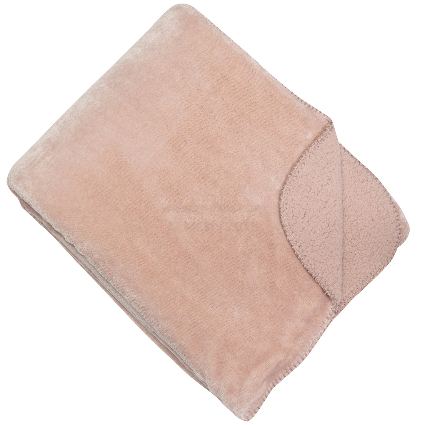 pink cosy throw