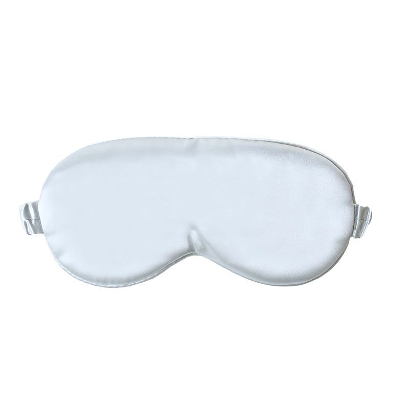 Grey Silk Eye Mask