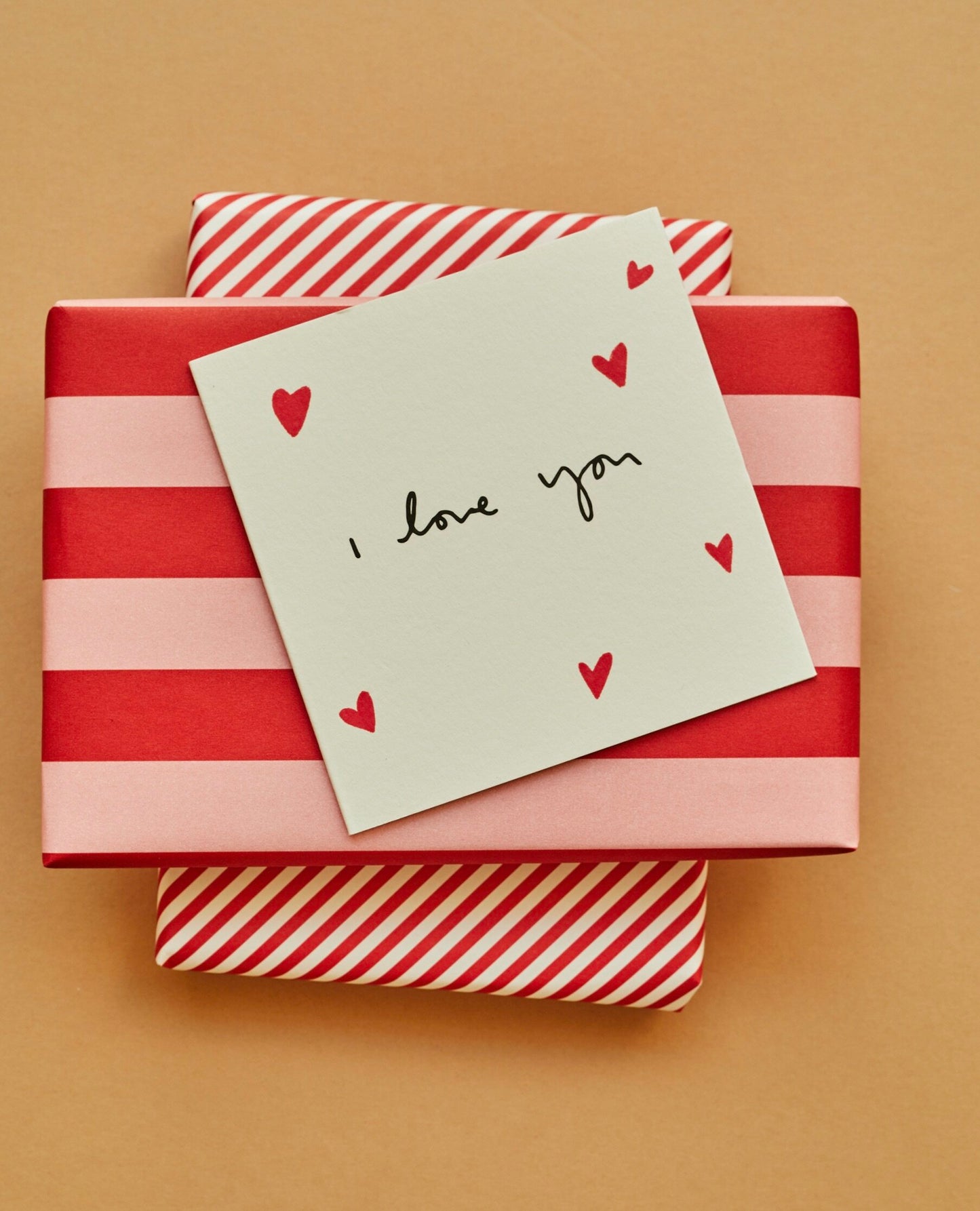 Hearts I LOVE YOU Card