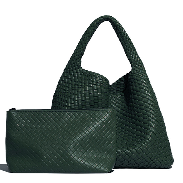 Olive Green Weave Bag