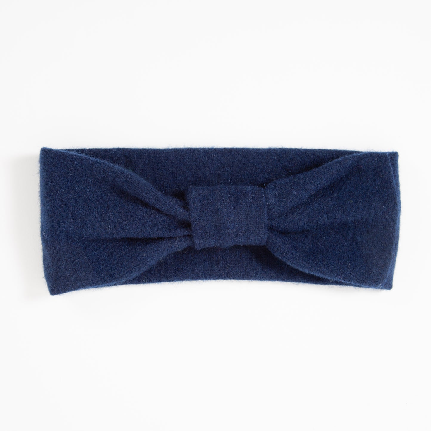 navy cashmere headband