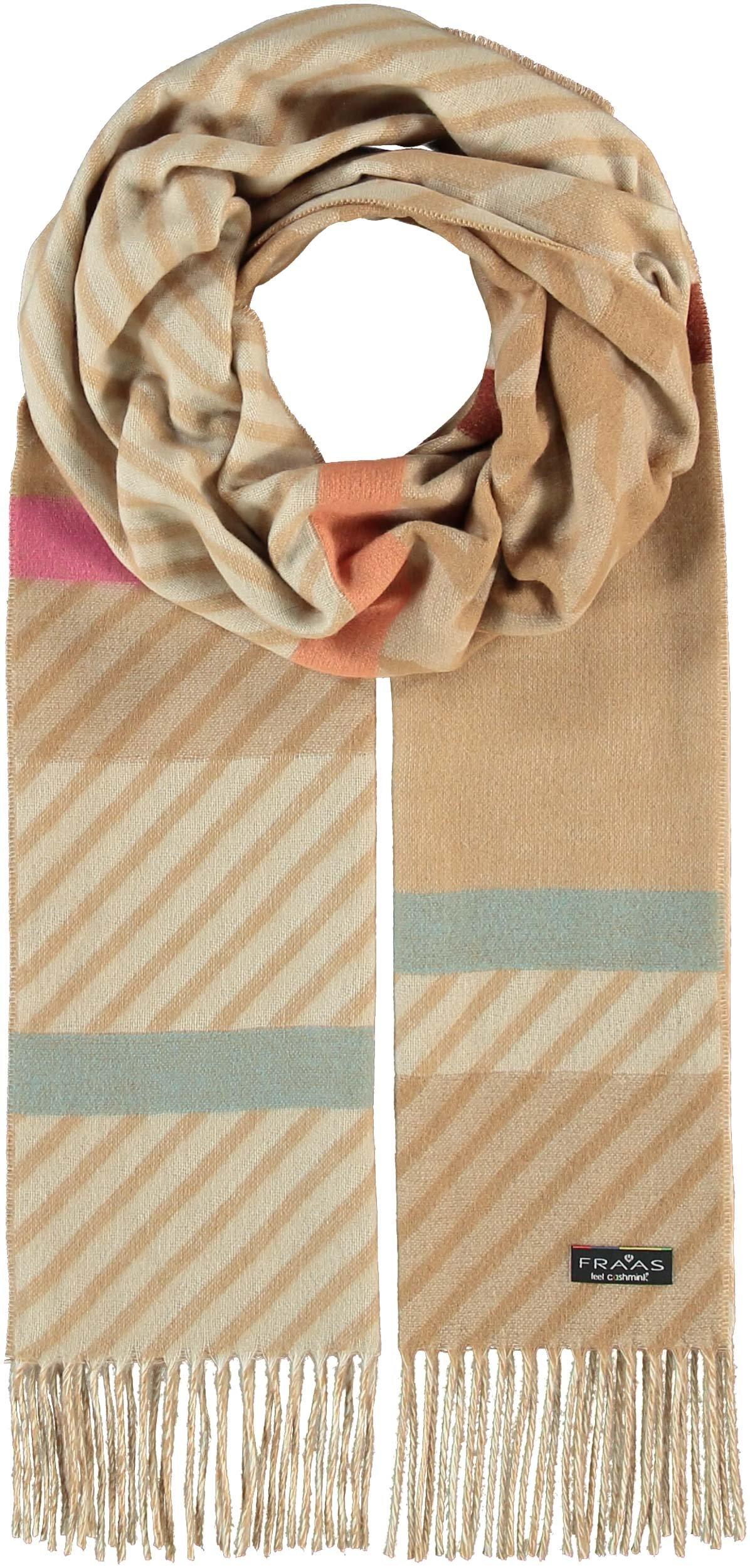 Cream Herringbone Colourblock