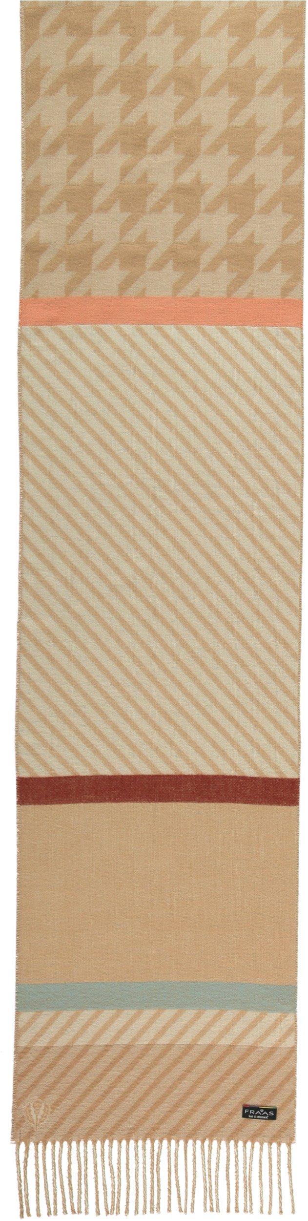 Cream Herringbone Colourblock