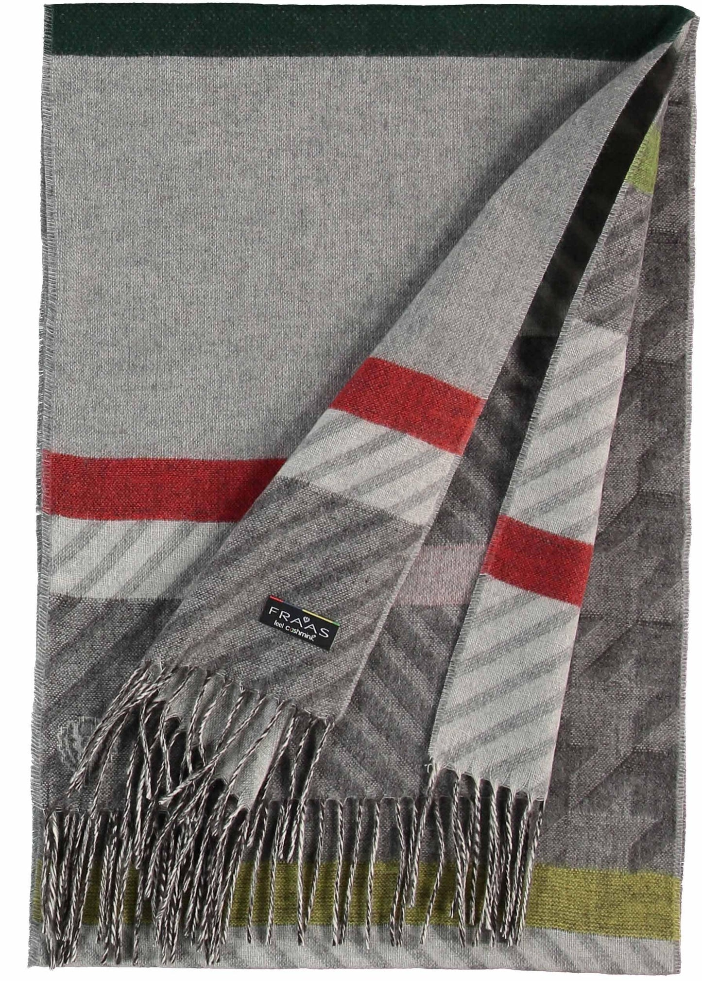 Grey Herringbone Colourblock