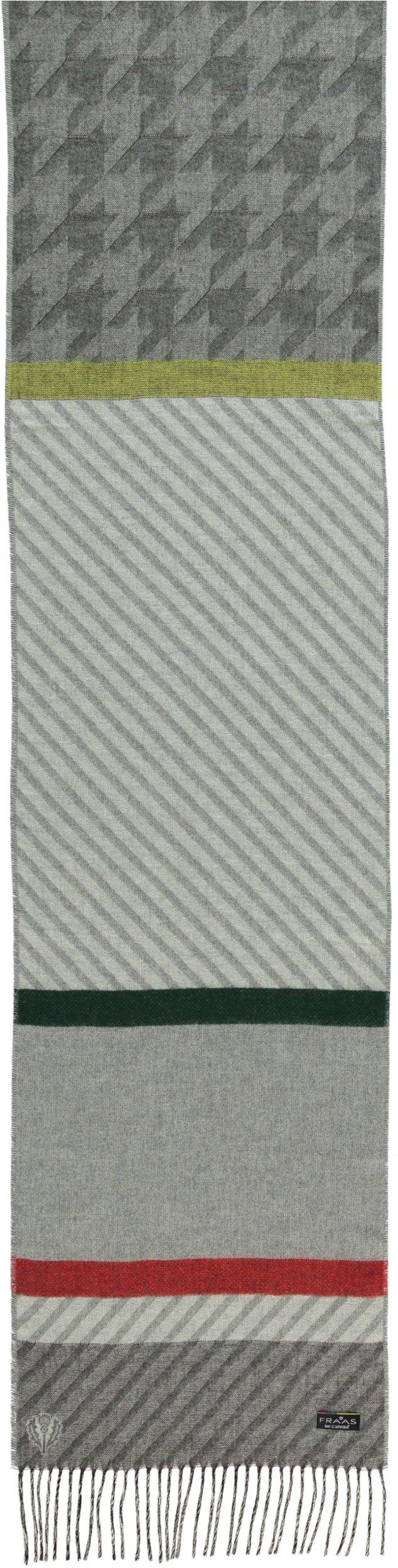 Grey Herringbone Colourblock