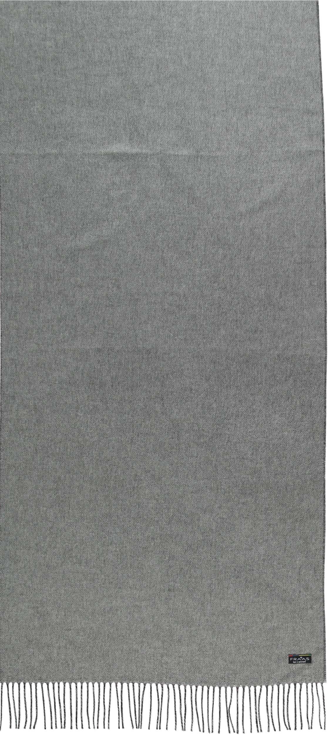 Grey - Black Fringed Scarf