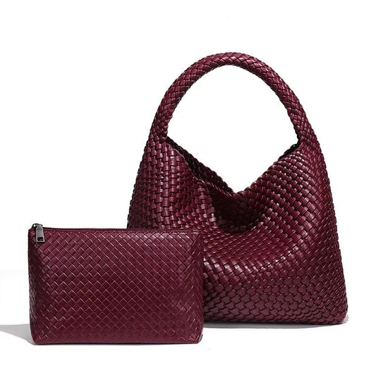 Burgundy Hobo Bag