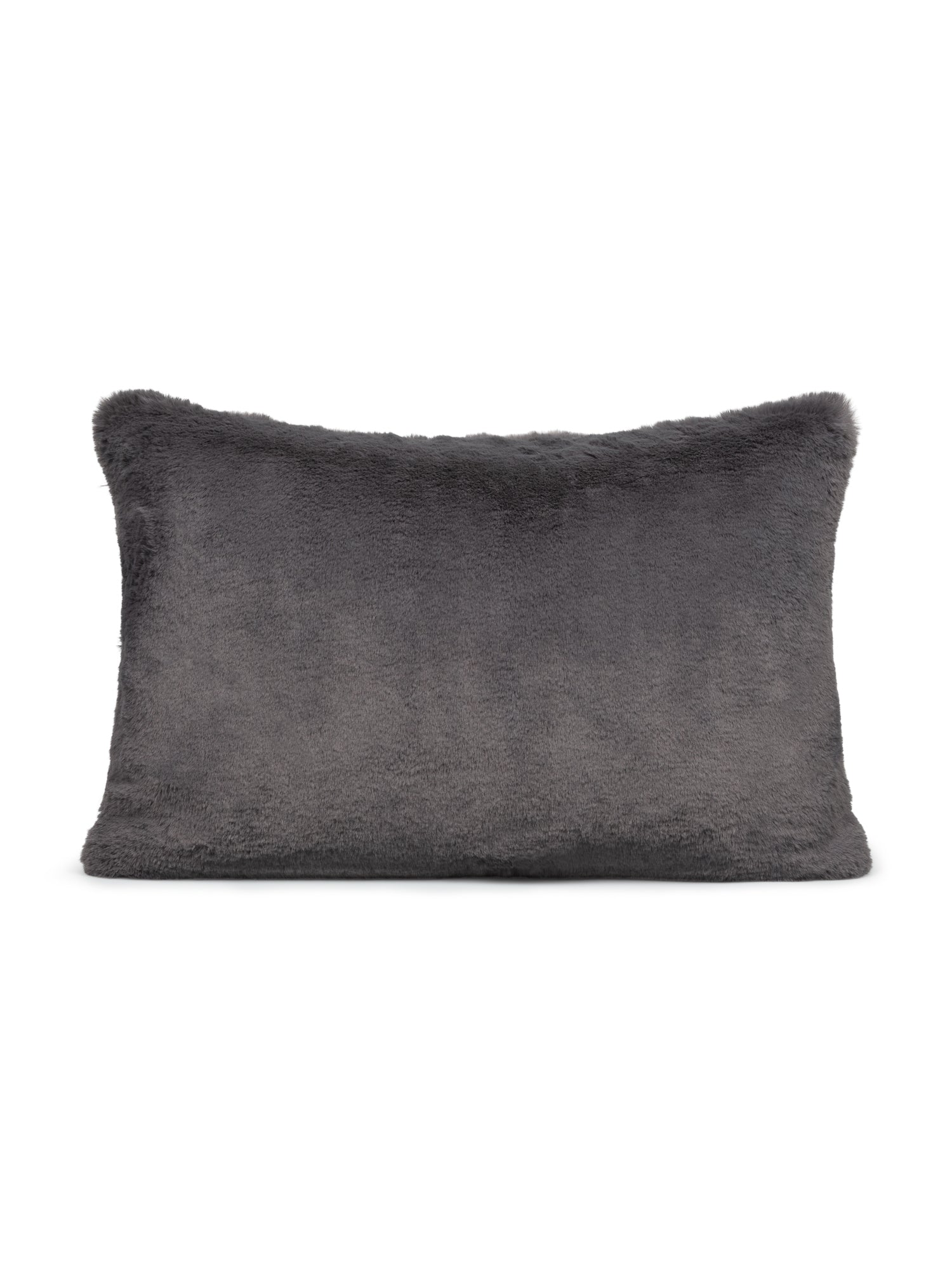 Grey best sale fluffy cushions