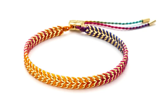 Iztac Tropical / Gold Bracelet