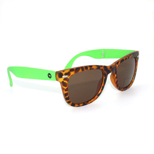 Foldable Sunglasses - Bright Green