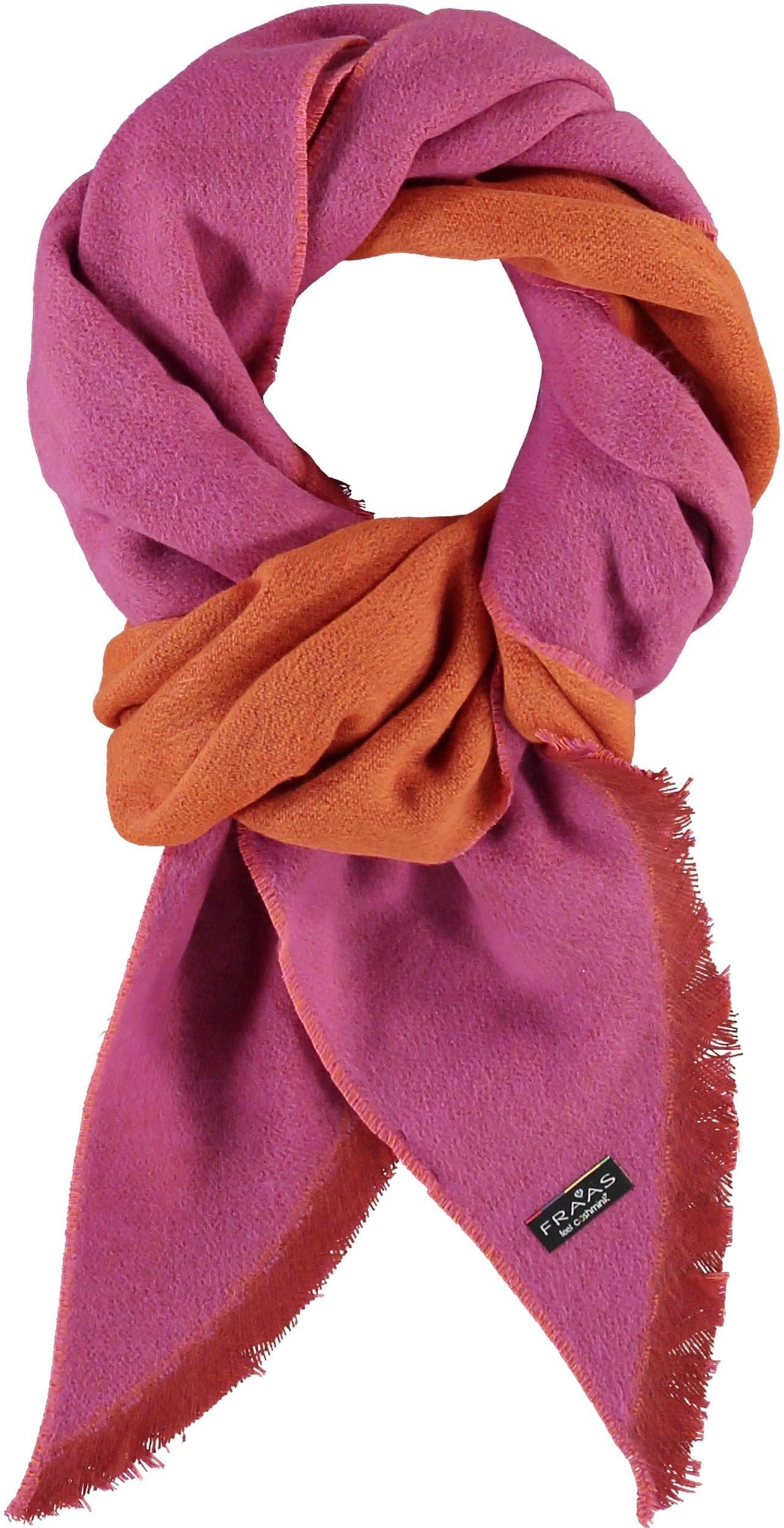 pink and orange scarf