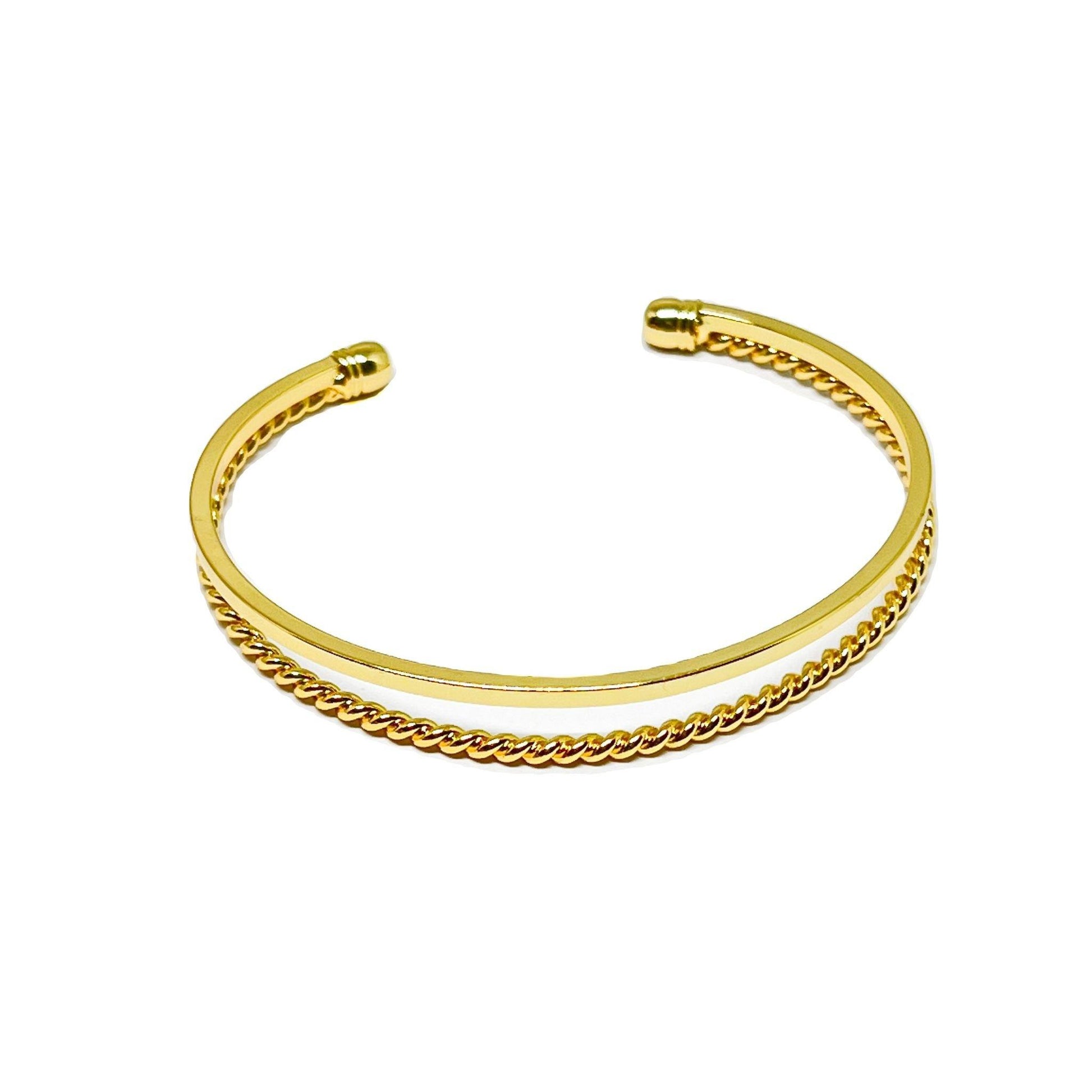 gold adjustable bracelet