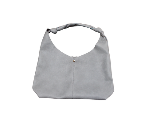 Grey slouchy handbag