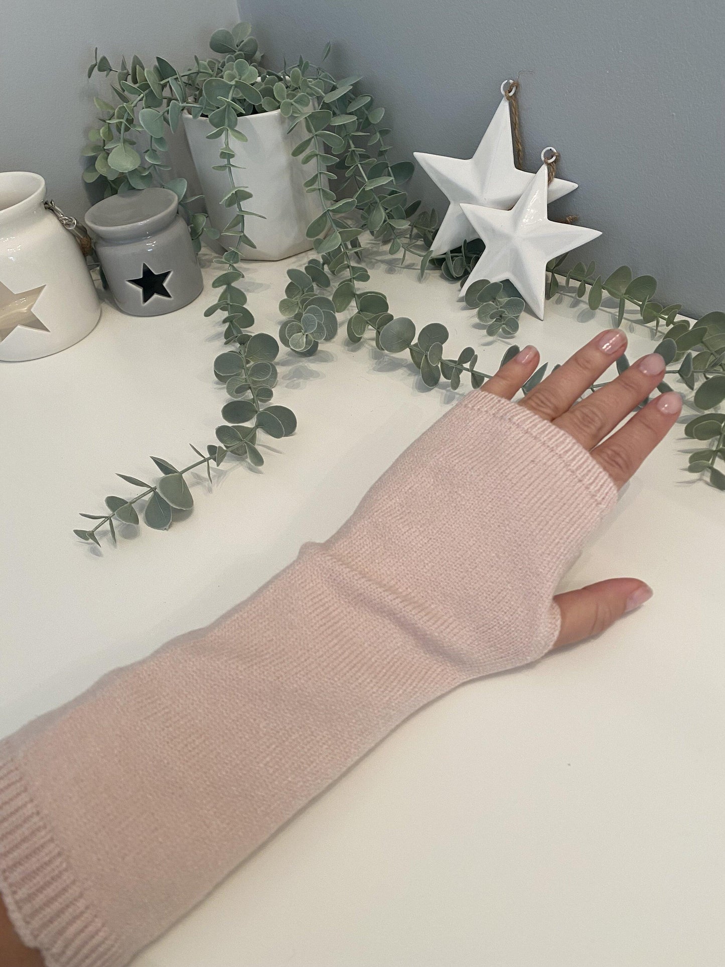 Fingerless Glove - Pink