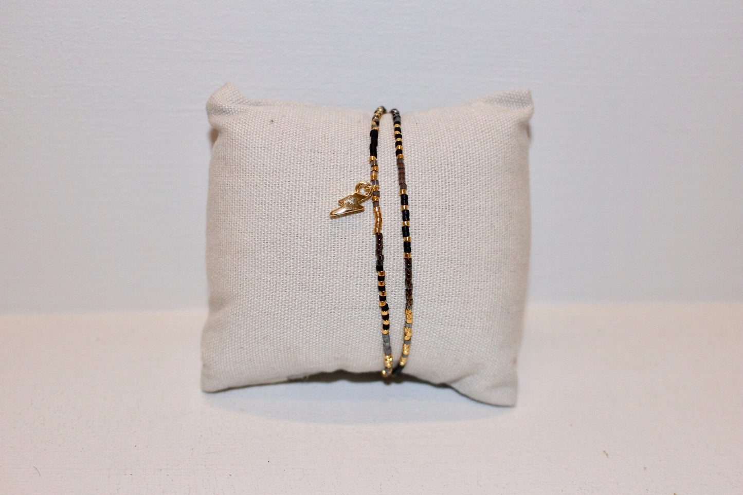 black and gold bracelet