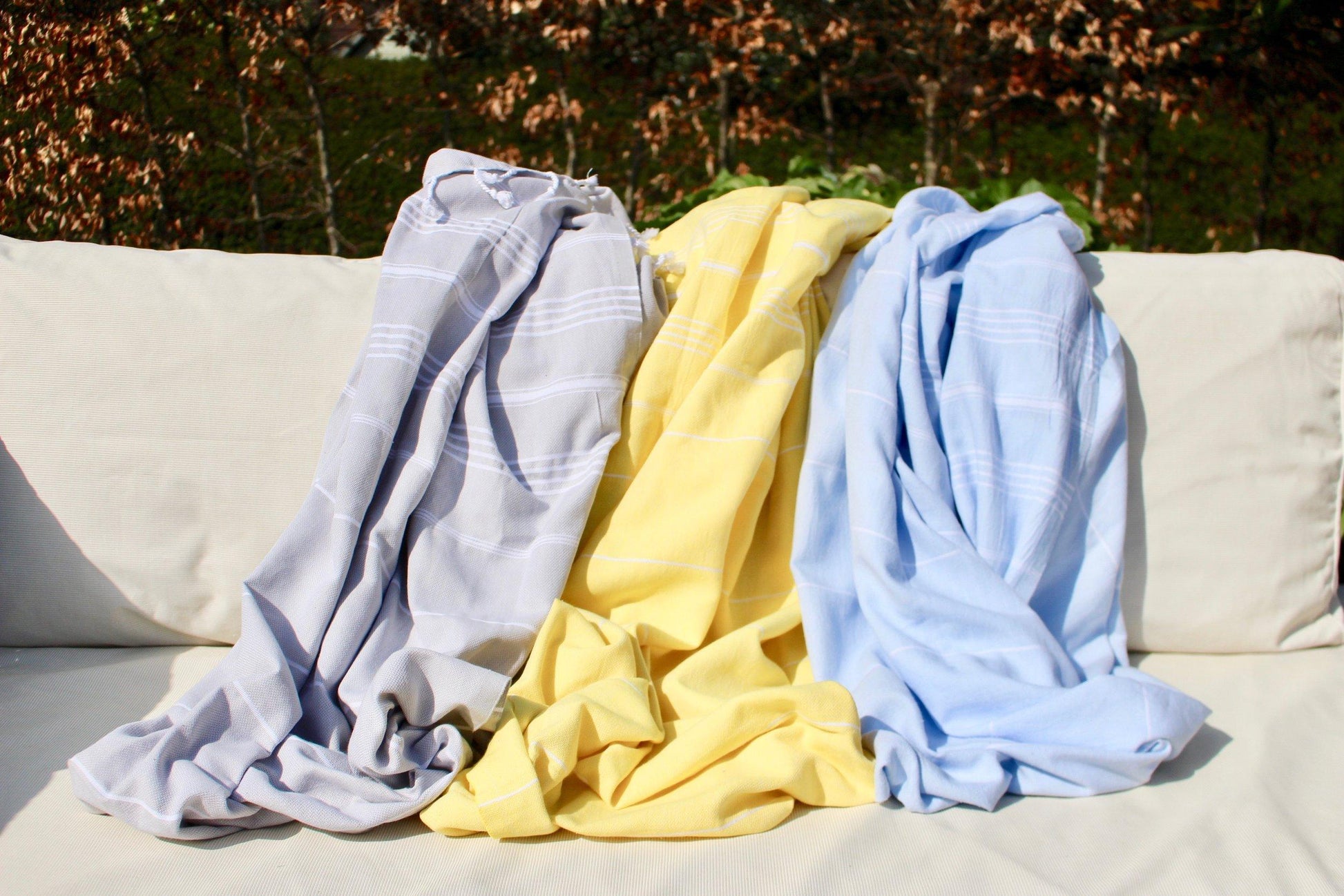 blue hamman towel