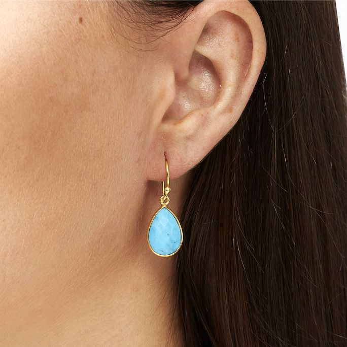 Turqoise drop earrings