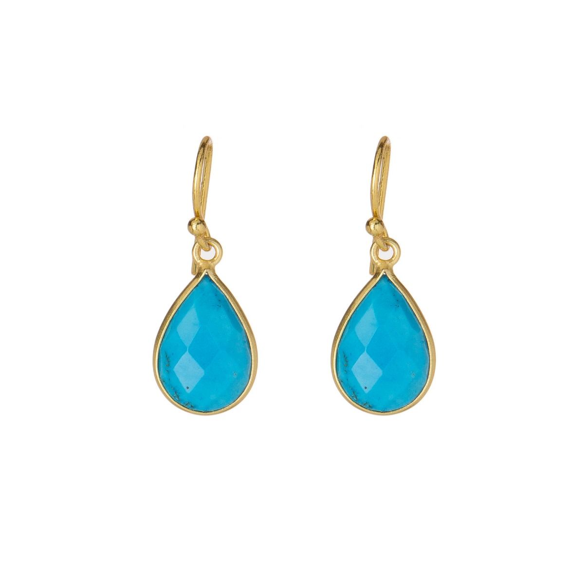 Turqoise drop earrings