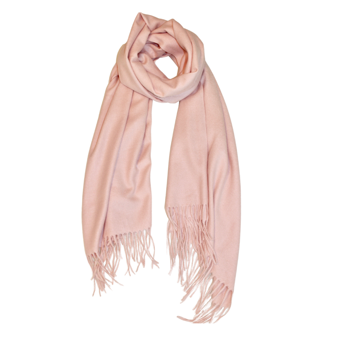 Pink Cashmere Mix Scarf
